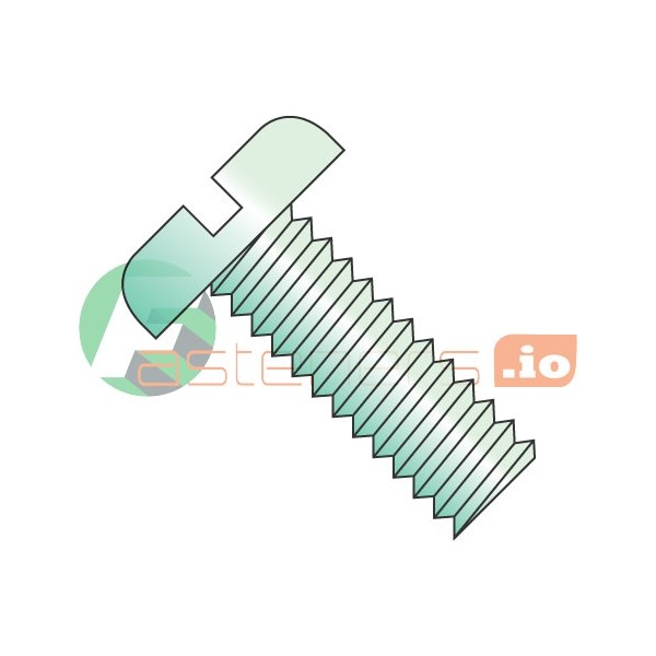 Newport Fasteners #10-32 x 1/4 in Slotted Pan Machine Screw, Zinc Plated Steel, 9000 PK 658585 - main
